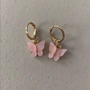 Butterfly cuff earrings